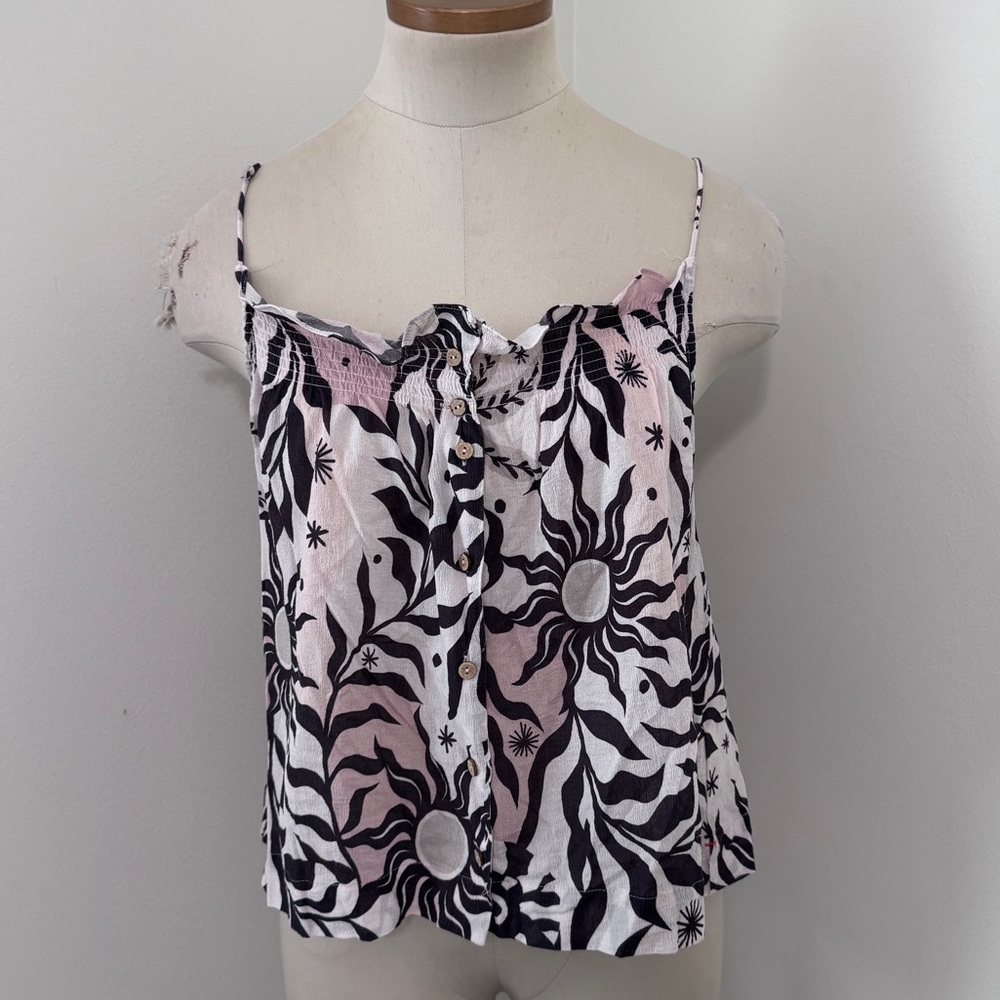 Xirena XS Tavi‎ Cami Tank Top ~ Spaghetti Strap Boho Breathable
